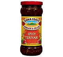 Kona Coast Sauce Marinade & Grilling Spicy Teriyaki - 14.5 Oz