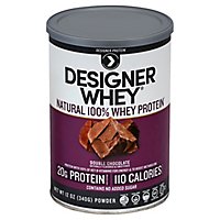 Designer Whey Protein Powder Double Chocolate - 12.7 Oz - Image 1
