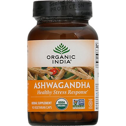 Organic India Ashwagandha - 90 Count - Image 2