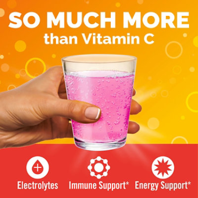 Emergen-C 1000 mg Vitamin C Pink Lemonade Drink Mix - 30-0.33 Oz. - Image 3