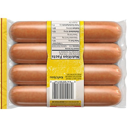 Oscar Mayer Natural Selects Uncured Turkey Franks Hot Dogs Pack - 8 Count - Image 1