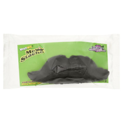 Wack O Wax Candy Mr Stache Grape - 0.4 Oz