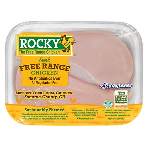 ROCKY Chicken Breasts Boneless Skinless - 1.25 LB