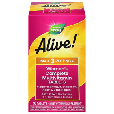 Natures Way Alive Womens Multi - 90 Count - Image 1