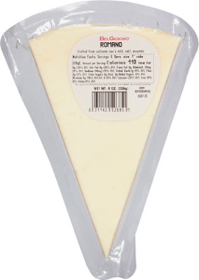 BelGioioso Romano Cheese Wedge Specialty Hard Cheese  - 8 Oz - Image 6