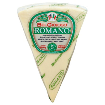 BelGioioso Romano Specialty Hard Cheese Wedge - 8 Oz