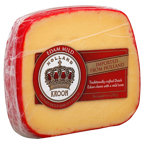 Holland Kroon De Jong Cheese Edam - 8 Oz