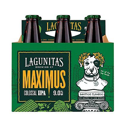 Lagunitas Maximus Ale Bottles - 6-12 Fl. Oz. - Image 1
