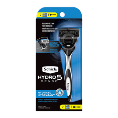 Schick Hydro Sense Hydrate Razor for Men With 1 Razor Handle & 2 Refills - Each