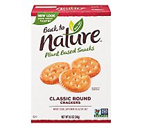back to NATURE Crackers Classic Round 100% Natural - 8.5 Oz