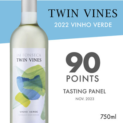Twin Vines Vinho Verde White Wine - 750 Ml - Image 3