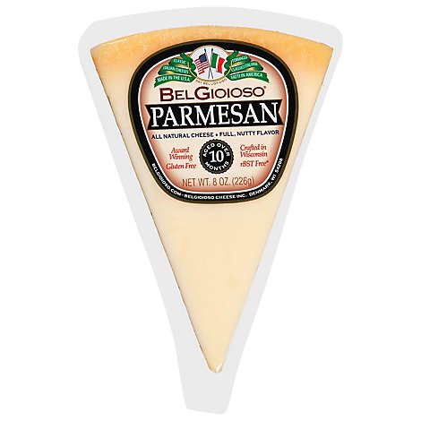 BelGioioso Parmesan Cheese Wedge Specialty Hard Cheese  - 8 Oz