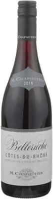 M Chapoutier Cote Du Rhone Belleruche Rouge Wine - 750 Ml