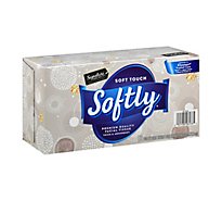 Signature Care Facial Tissue Softly Soft Touch 2 Ply White Box - 160 Count