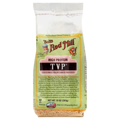 Bobs Red Mill High Protein TVP Textured Vegetable Protein- 10 Oz - ACME ...