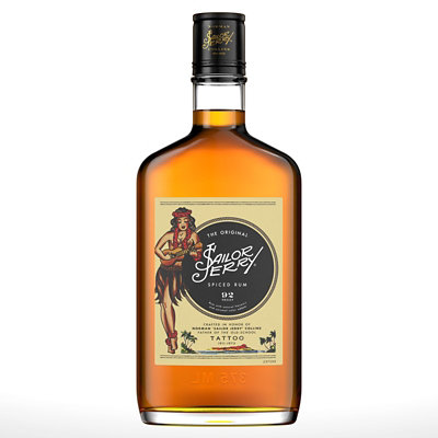 Sailor Jerry Rum Spiced 92 Proof - 375 Ml - Image 1