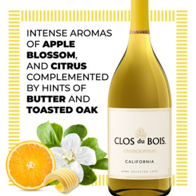 Clos Du Bois Chardonnay White Wine - 1.5 Liter - Image 2