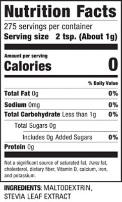 Stevia In The Raw Sweetener Zero Calorie - 9.7 Oz - Image 5