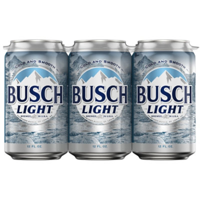 Busch Light Beer In Cans - 6-12 Fl. Oz. - Image 1