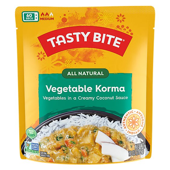 Tasty Bite Vegetable Korma Entree - 10 Oz