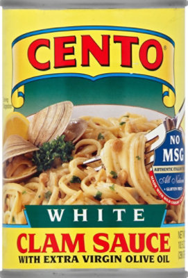 CENTO Clam Sauce White Can - 10.5 Oz - Image 2