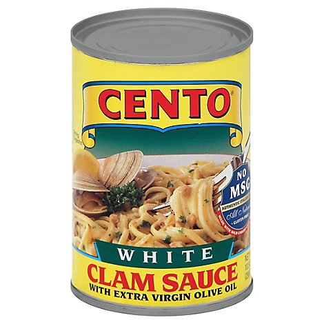 CENTO Clam Sauce White Can - 10.5 Oz