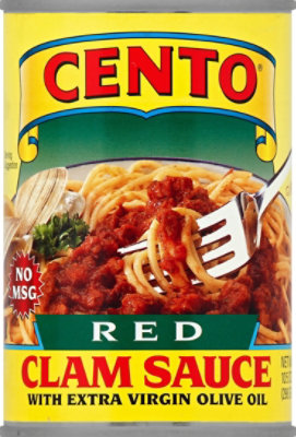 CENTO Clam Sauce Red Can - 10.5 Oz - Image 2