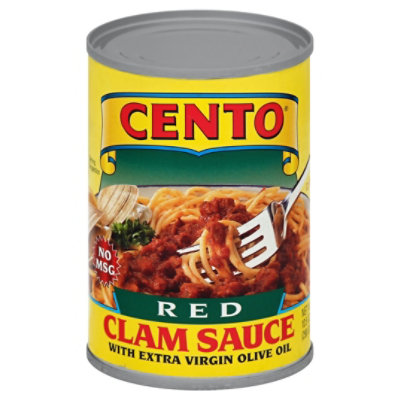 CENTO Clam Sauce Red Can - 10.5 Oz - Image 1