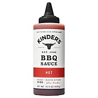 Kinders California Barbecue Sauce BBQ Hot Bottle - 20.5 Oz - Image 3
