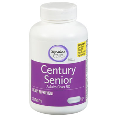 Signature Select/Care CENTURY Mature Adults Over 50 Dietary Supplement Tablet - 220 Count - Image 3