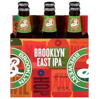 Brooklyn Brewery Beer IPA East Bottles - 6-12 Fl. Oz. - Image 3