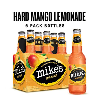 Mikes Hard Beverage Cool Hard Refreshing Mango Bottle - 6-11.2 Fl. Oz. - Image 1