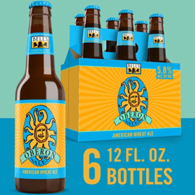 Bell's Oberon Eclipse Citrus Wheat Ale Craft Beer 5.8% ABV Bottles - 6-12 Fl. Oz. - Image 1