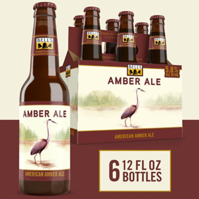 Bell's Amber Ale Beer 5.8% ABV Bottles - 6-12 Fl. Oz. - Image 1