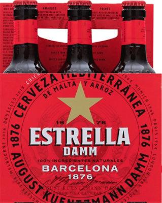 Estrella Damm Lager Bottles - 6-11.2 Fl. Oz. - Image 5