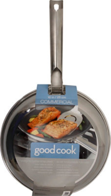 Good Cook Saute Pan Non Stick Commercial Stainless Steel 10 Inch - Each - Image 3