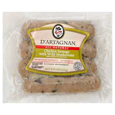 Dartagnan Sausage Chicken & Mushroom - 9 Oz - Image 1