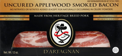 Dartagnan Bacon Applewood Smoked - 12 Oz - Image 2