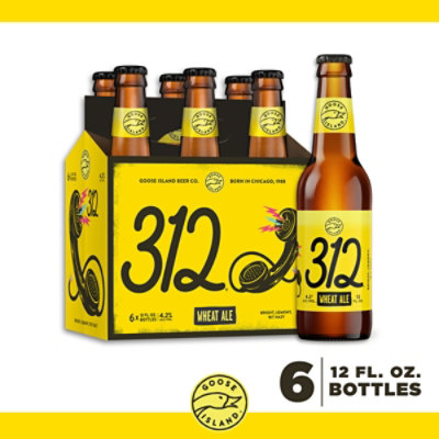 Goose Island 312 Urban Wheat Ale Craft Beer Bottles - 6-12 Fl. Oz. - Image 2