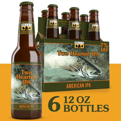 Bell's Two Hearted IPA Beer 7% ABV Bottles - 6-12 Fl. Oz. - Image 1