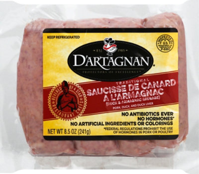 Dartagnan Sausage Duck & Armagnac Game - 8.5 Oz - Image 2