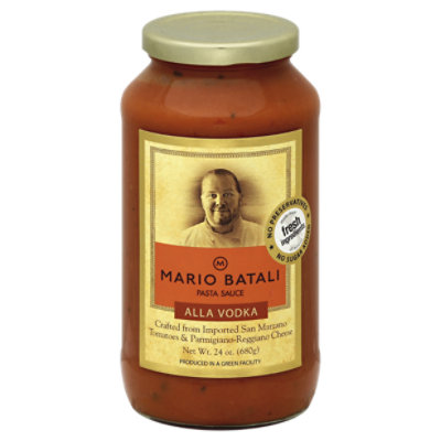 Mario Batali Pasta Sauce Alla Vodka Jar 24 Oz Albertsons