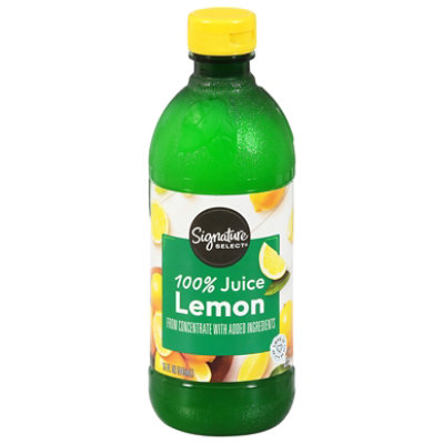 Signature SELECT Lemon Juice - 15 Fl. Oz. - Image 2