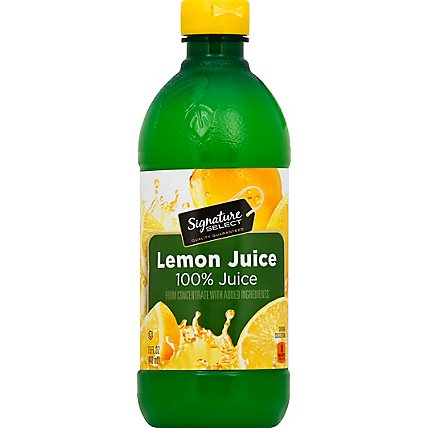Signature SELECT Lemon Juice - 15 Fl. Oz. - Image 2