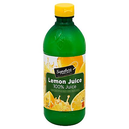 Signature SELECT Lemon Juice - 15 Fl. Oz. - Image 1