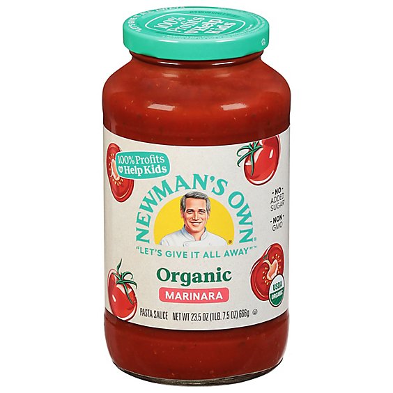 Newmans Own Organics Pasta Sauce Marinara - 23.5 Oz