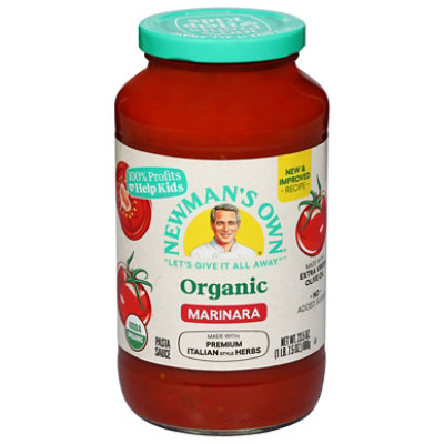 Newmans Own Organics Pasta Sauce Marinara - 23.5 Oz - Image 1