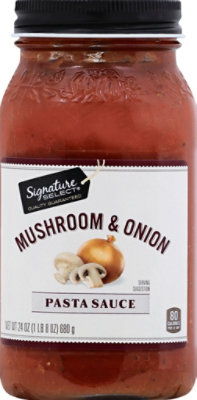 Signature SELECT Pasta Sauce Mushroom & Onion Jar - 26 Oz - Image 2