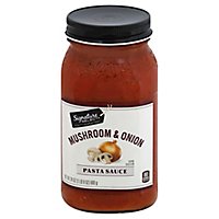 Signature SELECT Pasta Sauce Mushroom & Onion Jar - 26 Oz - Image 1