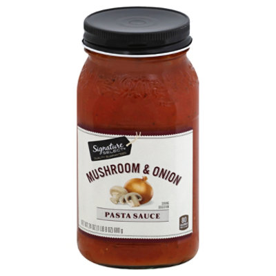 Signature SELECT Pasta Sauce Mushroom & Onion Jar - 26 Oz - Image 1